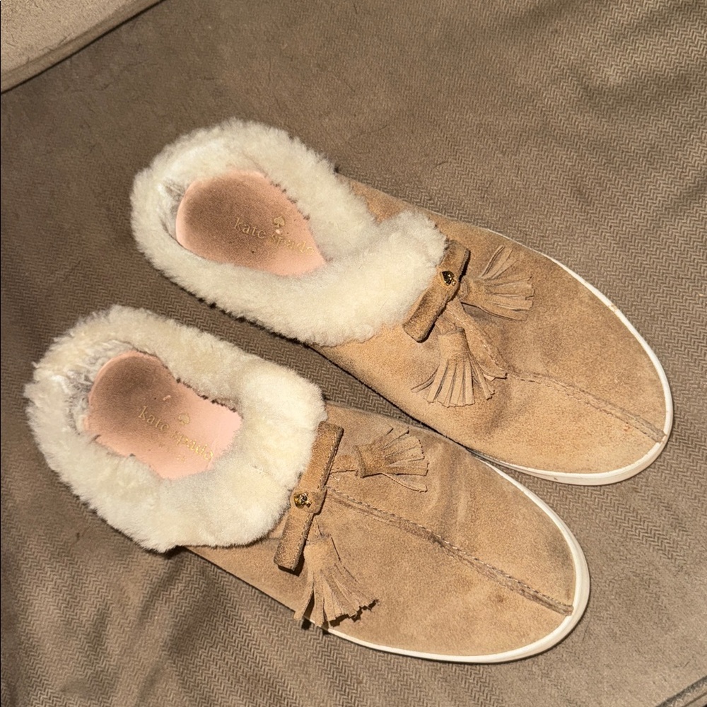 Kate Spade New York Suede Tassel Mules/Sneakers - Picture 1 of 7
